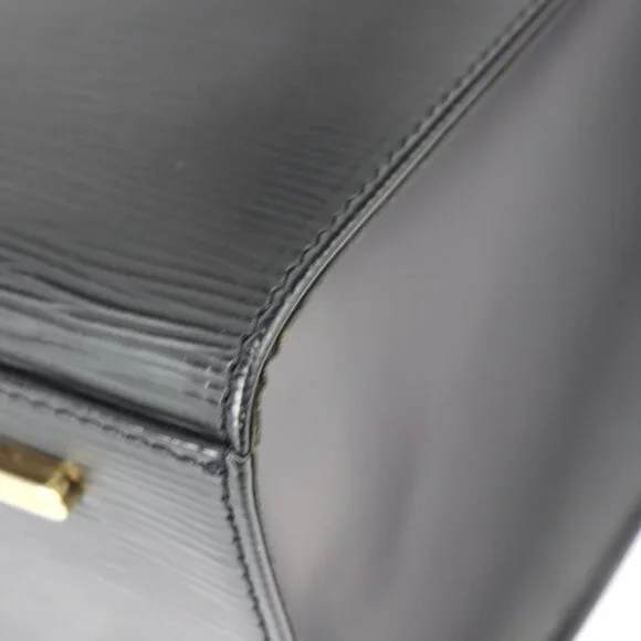 LOUIS VUITTON Black Leather Tote Bag - Picture 5 of 9